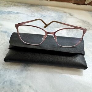NWOT - Italian Ottoto Affogato Rose Gold Glasses Frames